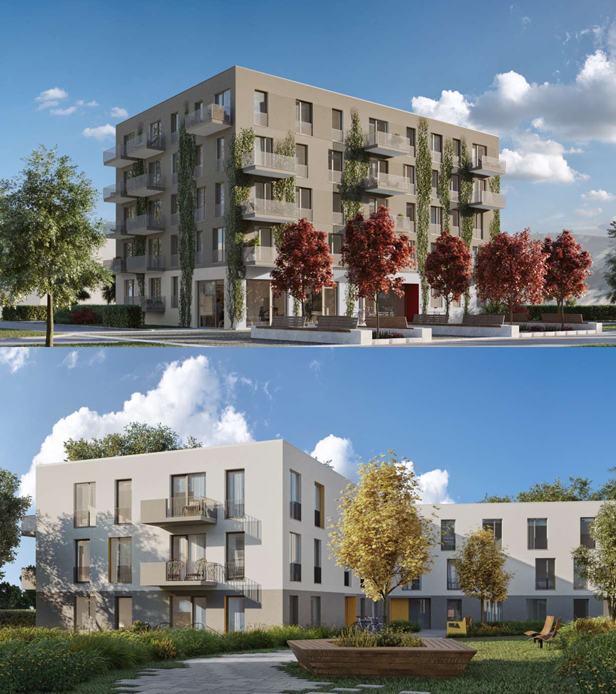 Neubau eines neues Quartiers in Berlin Neukölln