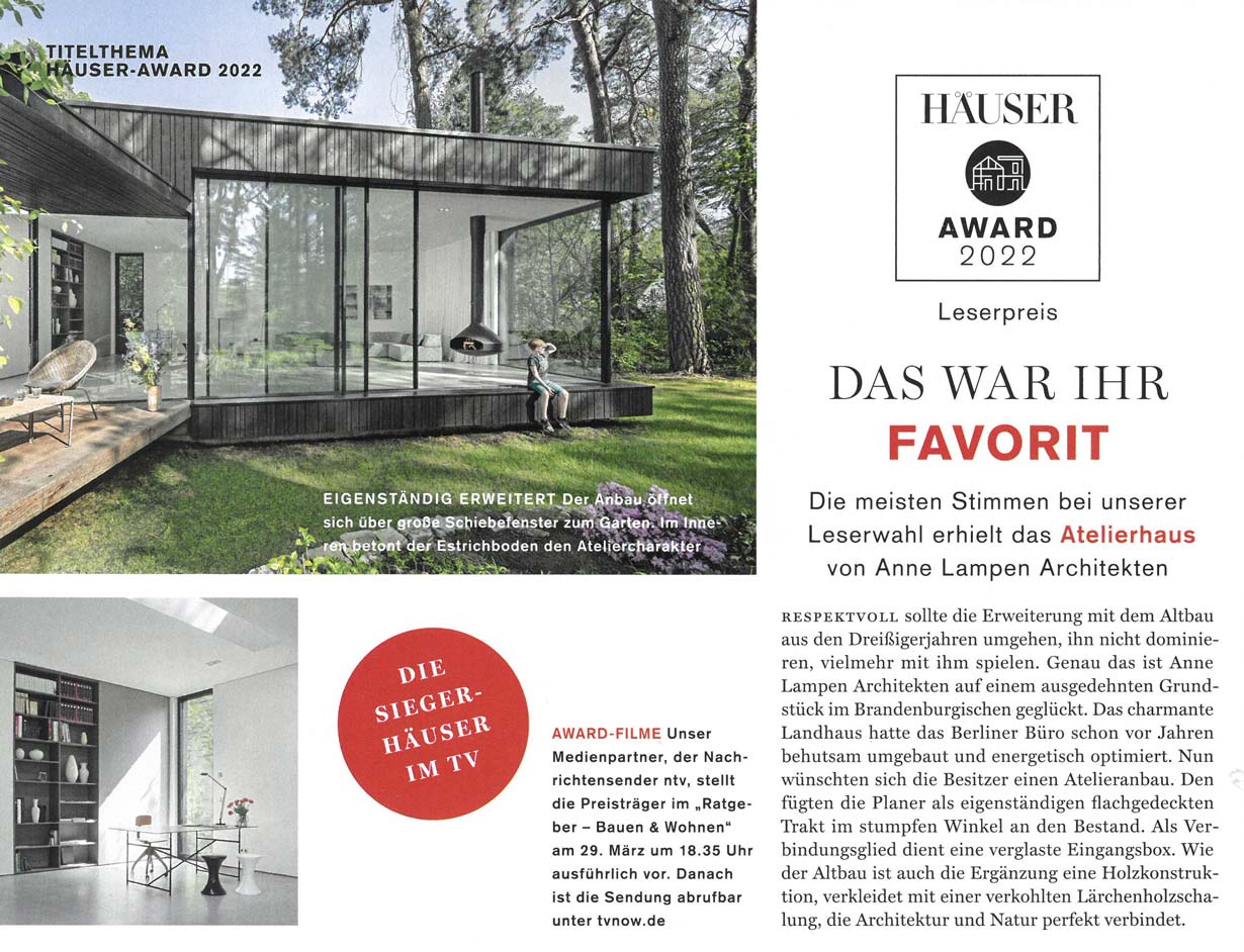 2022_02 Häuser award 2022